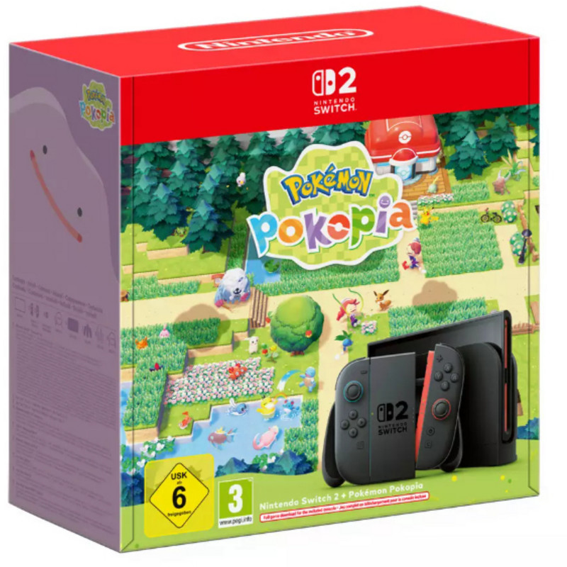 NINTENDO Switch 2 + Pokopia Bundle Oyun Konsolu Siyah