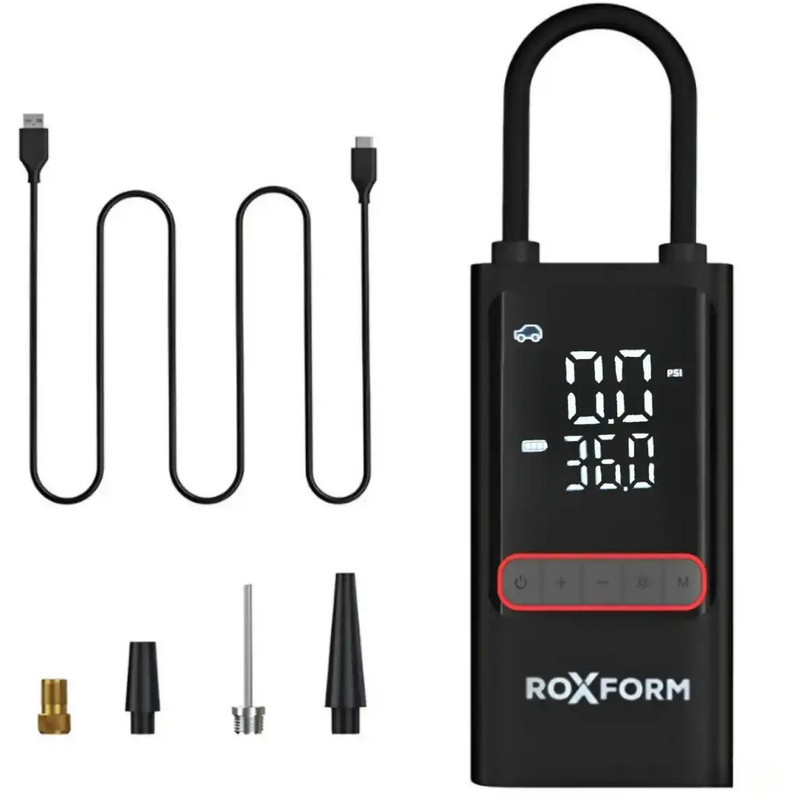 ROXFORM Car Air Pump - Taşınabilir Araç Lastik Şişirme Pompası